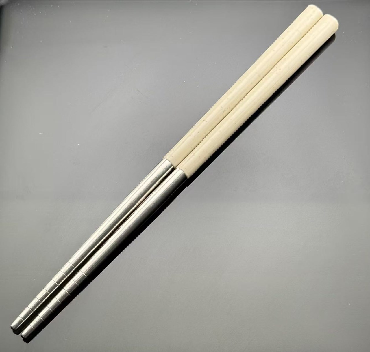 ET-2073 小麥柄三件式不銹鋼餐具組