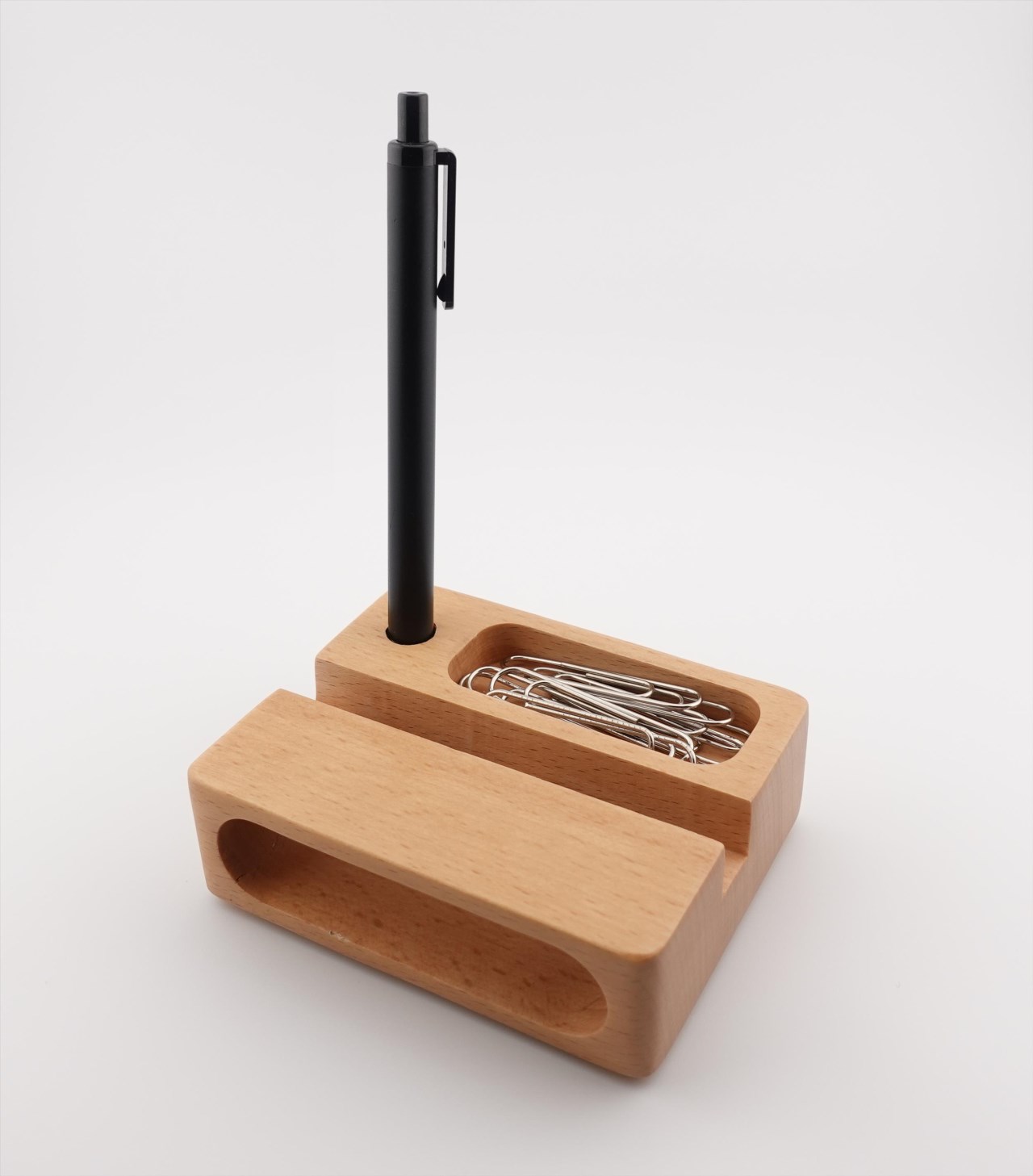 ET-2058  LIT木製方型手機擴音座