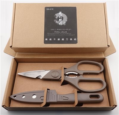 GA-016 水果刀+料理剪禮盒組